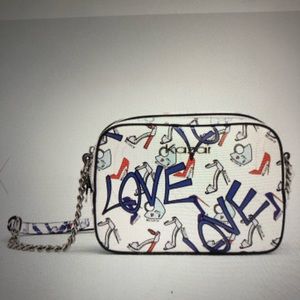 KAZAR- 100% LEATHER small super cute bag